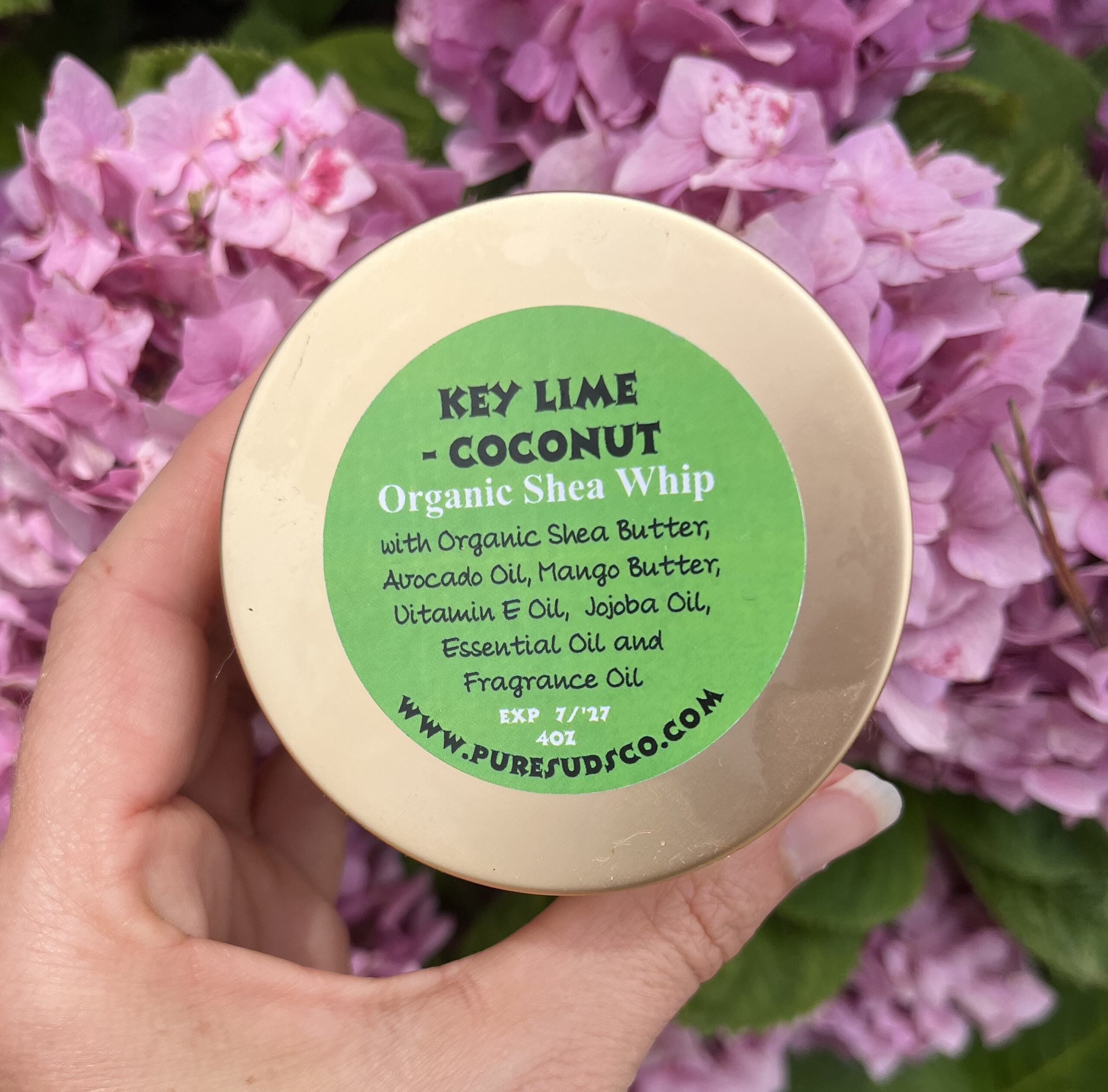 Key Lime – Coconut Organic Whipped Shea Butter